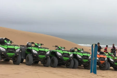 Desert & Beach Quad Biking Tour + Sandboarding