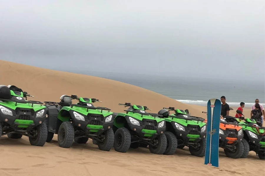 Desert & Beach Quad Biking Tour + Sandboarding